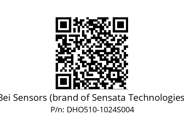  DHO5S10/OM/RG29//01024//G8R//D0---- Bei Sensors (brand of Sensata Technologies) DHO510-1024S004