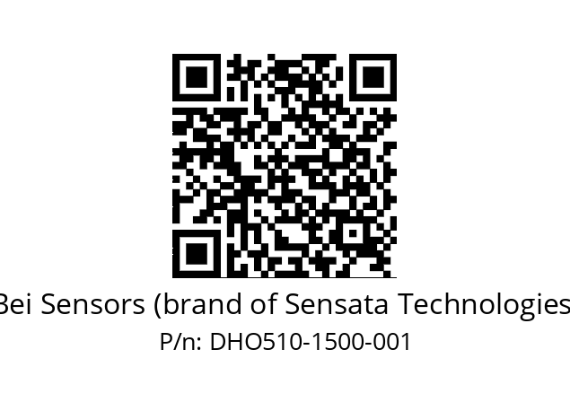  DHO5_10//RG59//01500//G6R//D0DD-- Bei Sensors (brand of Sensata Technologies) DHO510-1500-001