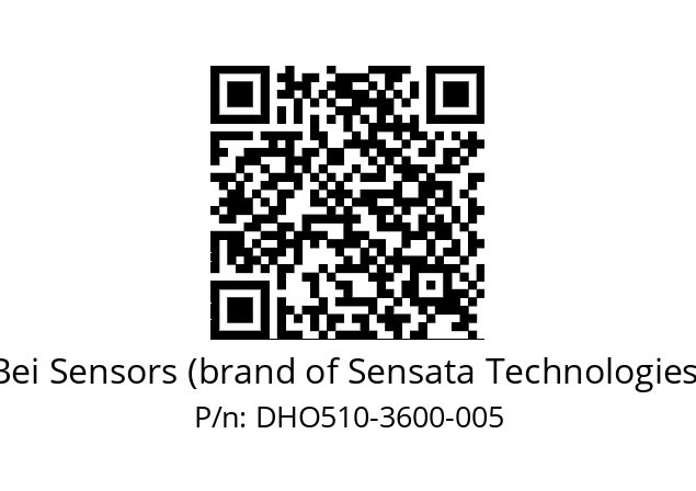  DHO5_10//RP59//03600//G3R020//D0DD-- Bei Sensors (brand of Sensata Technologies) DHO510-3600-005