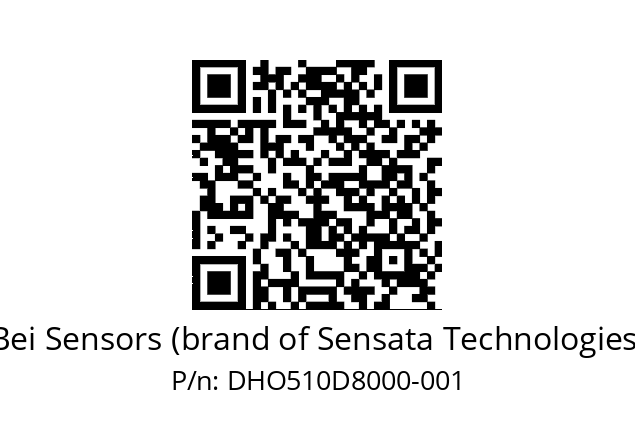  DHO5_10//RG59//80000//G6R//D0---- Bei Sensors (brand of Sensata Technologies) DHO510D8000-001