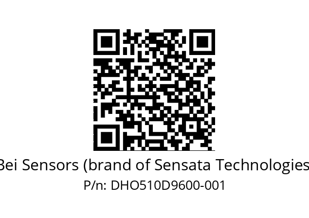  DHO5_10//RG59//96000//G3R020//D0DD-- Bei Sensors (brand of Sensata Technologies) DHO510D9600-001