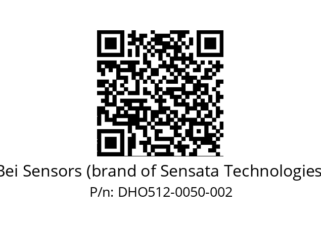  DHO5_12//RG59//00050//G3R020//D0---- Bei Sensors (brand of Sensata Technologies) DHO512-0050-002