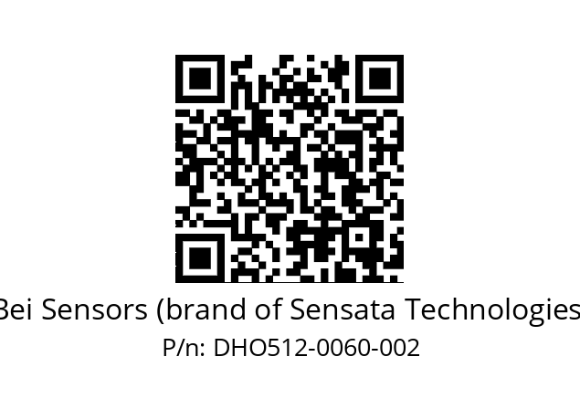  DHO5_12//RG59//00060//G6R//D0---- Bei Sensors (brand of Sensata Technologies) DHO512-0060-002