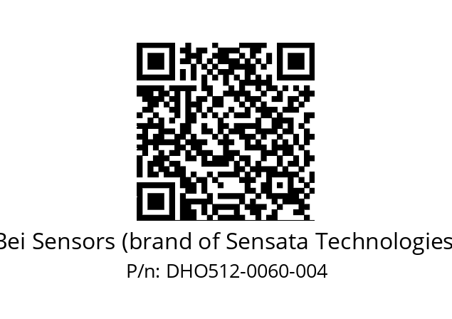  DHO5_12//RG5N//00060//G6R//D0DD-- Bei Sensors (brand of Sensata Technologies) DHO512-0060-004