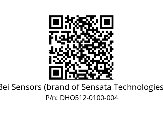  DHO5_12//RG59//00100//G5R//D0DD-- Bei Sensors (brand of Sensata Technologies) DHO512-0100-004