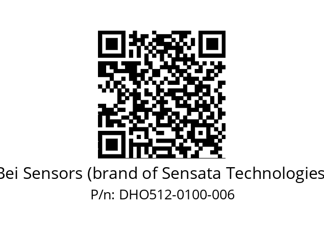  DHO5_12//RG59//00100//G3R020//D0DD-- Bei Sensors (brand of Sensata Technologies) DHO512-0100-006