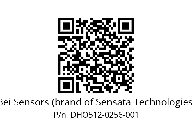  DHO5_12//2G29//00256//G8R//D0---- Bei Sensors (brand of Sensata Technologies) DHO512-0256-001