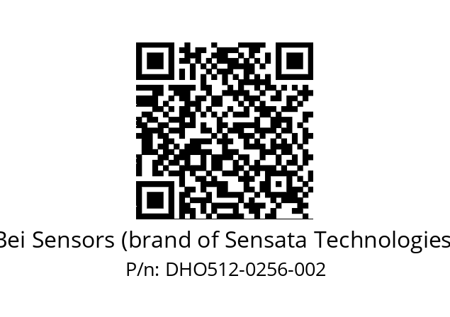  DHO5_12//RG59//00256//G3R020//D0---- Bei Sensors (brand of Sensata Technologies) DHO512-0256-002