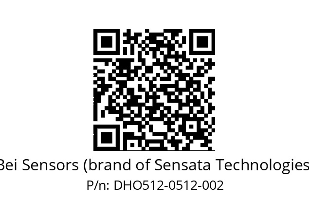  DHO5_12//RG51//00512//G1R//D0DD-- Bei Sensors (brand of Sensata Technologies) DHO512-0512-002