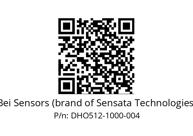  DHO5_12//5GT2//01000//G2R//D0---- Bei Sensors (brand of Sensata Technologies) DHO512-1000-004