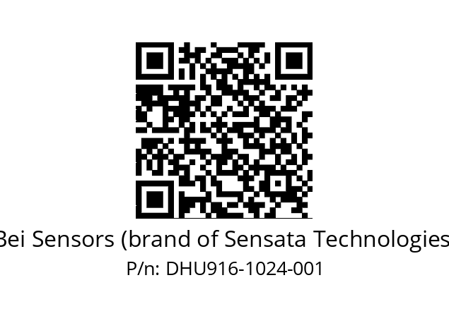  DHU9_16//PG59//01024//G6R//U2D4-- Bei Sensors (brand of Sensata Technologies) DHU916-1024-001