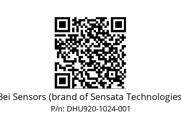  DHU9_20//PG59//01024//G6R//U2D4-- Bei Sensors (brand of Sensata Technologies) DHU920-1024-001