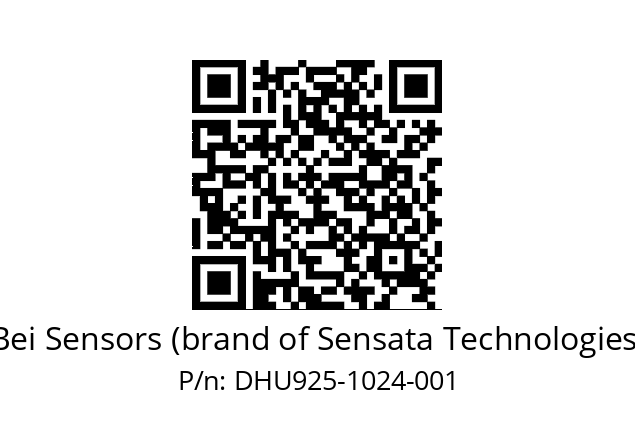  DHU9_25//5GT9//01024//G6R//U2---- Bei Sensors (brand of Sensata Technologies) DHU925-1024-001