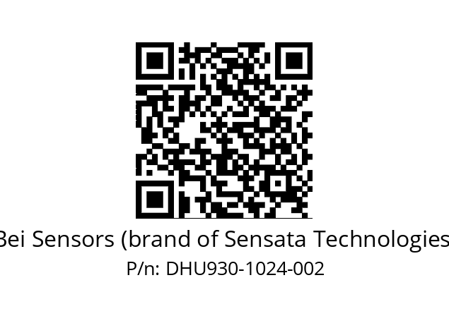  DHU9_30//RG29//01024//G3R020//--DW-- Bei Sensors (brand of Sensata Technologies) DHU930-1024-002