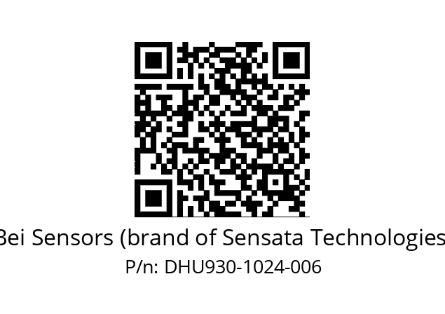  DHU9_30//2WTN//01024//G3R020//--DW-- Bei Sensors (brand of Sensata Technologies) DHU930-1024-006