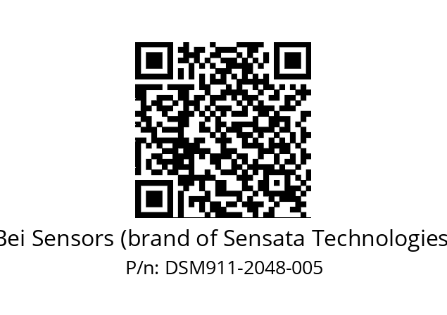  DSM9H11//5G59//02048//GPR020//CSA4-- Bei Sensors (brand of Sensata Technologies) DSM911-2048-005