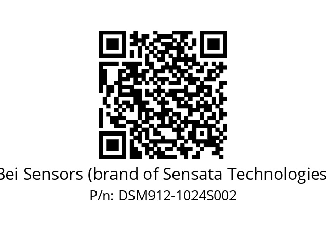  DSM9H12/01/5G59//01024//G6R//CSA4-- Bei Sensors (brand of Sensata Technologies) DSM912-1024S002