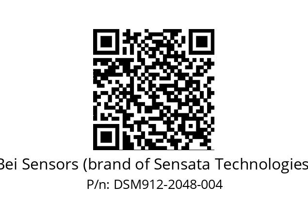  DSM9H12//5G59//02048//G8R//CS---- Bei Sensors (brand of Sensata Technologies) DSM912-2048-004