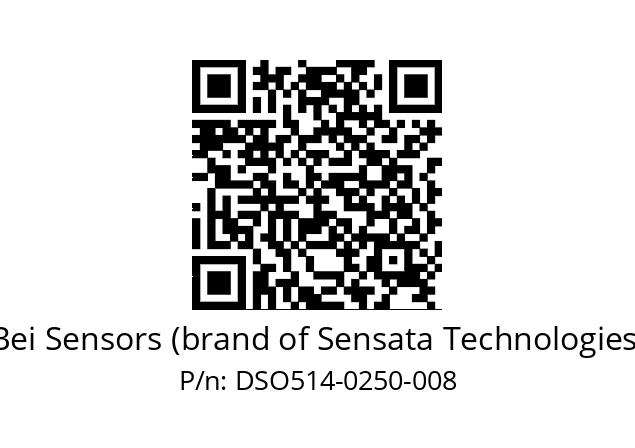  DSO5H14//5G59//00250//G3R050//--DX-- Bei Sensors (brand of Sensata Technologies) DSO514-0250-008