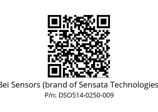  DSO5H14//2WTN//00250//G3R020// Bei Sensors (brand of Sensata Technologies) DSO514-0250-009