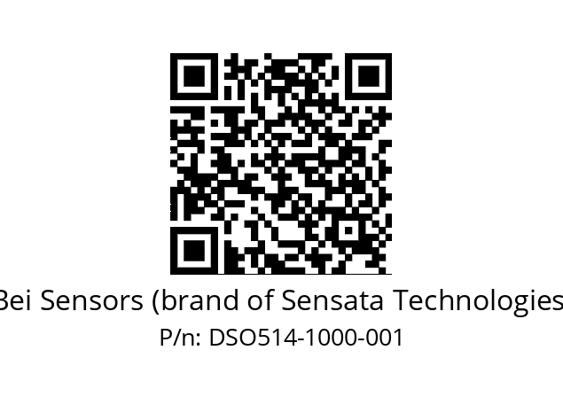  DSO5H14//5G29//01000//G6R// Bei Sensors (brand of Sensata Technologies) DSO514-1000-001