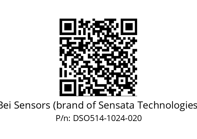  DSO5H14//5G59//01024//GPR015// Bei Sensors (brand of Sensata Technologies) DSO514-1024-020