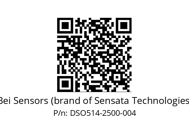  DSO5H14//5G29//02500//G3R030// Bei Sensors (brand of Sensata Technologies) DSO514-2500-004