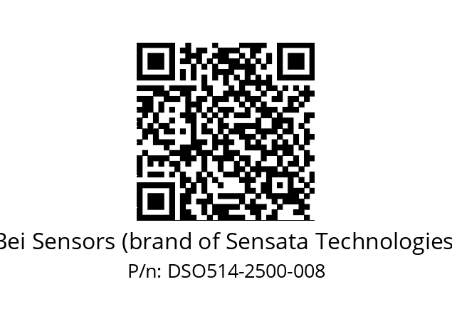  DSO5H14//2G29//02500//G3R020// Bei Sensors (brand of Sensata Technologies) DSO514-2500-008