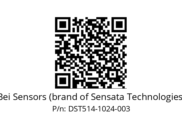  DST5H14//5G59//01024//G6R//CSDX-- Bei Sensors (brand of Sensata Technologies) DST514-1024-003