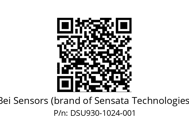  DSU9H30//5G59//01024//G6R//--DW-- Bei Sensors (brand of Sensata Technologies) DSU930-1024-001