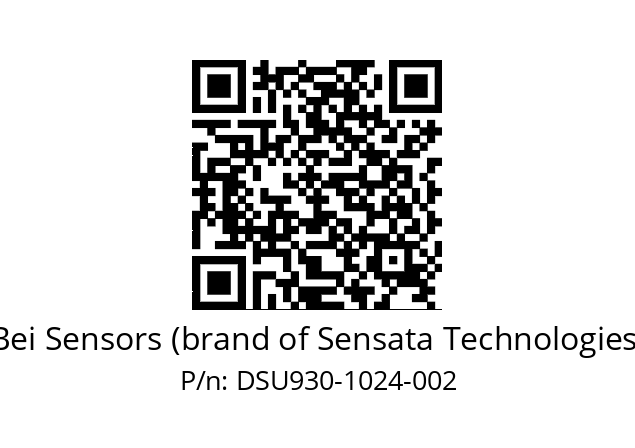  DSU9H30//5G29//01024//G8R//--DW-- Bei Sensors (brand of Sensata Technologies) DSU930-1024-002