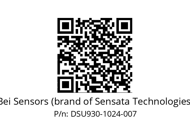  DSU9H30//2WTN//01024//G6R// Bei Sensors (brand of Sensata Technologies) DSU930-1024-007