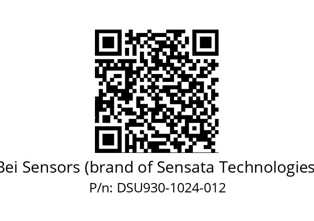  DSU9H30//5G59//01024//GPR020//--DW-- Bei Sensors (brand of Sensata Technologies) DSU930-1024-012