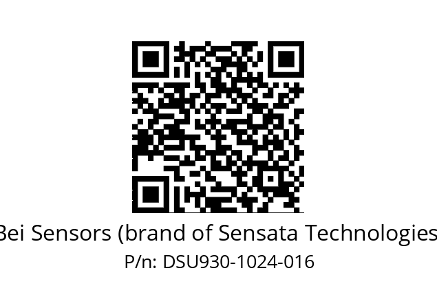  DSU9H30//5WTN//01024//G8R//--DW-- Bei Sensors (brand of Sensata Technologies) DSU930-1024-016