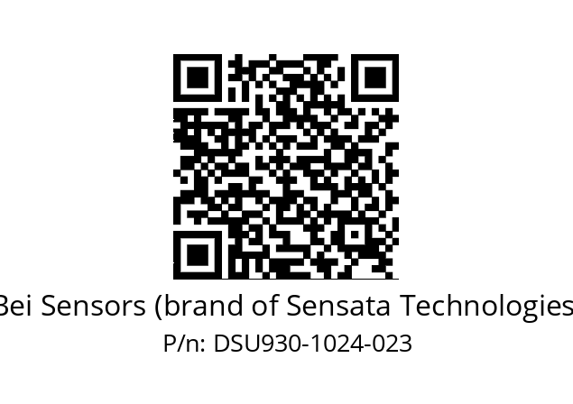  DSU9H30//5G59//01024//G3R020//--DW-- Bei Sensors (brand of Sensata Technologies) DSU930-1024-023