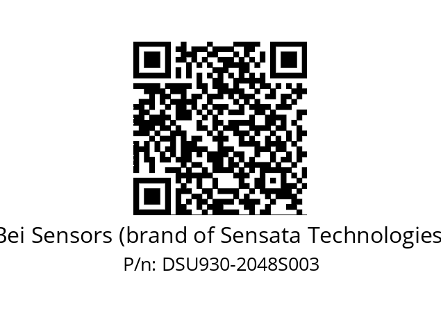  DSU9X30/01/5G59//02048//GPR020// Bei Sensors (brand of Sensata Technologies) DSU930-2048S003