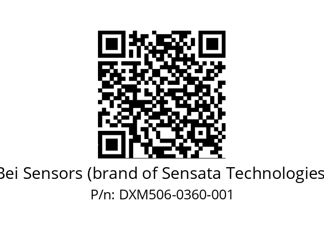  DXM5_06//RG59//00360//G6R//--A6-- Bei Sensors (brand of Sensata Technologies) DXM506-0360-001