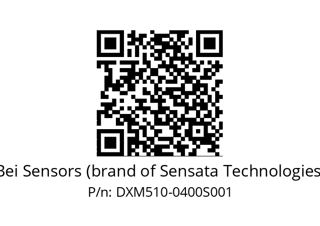  DXM5S10/AA/RG58//00400//TEA050// Bei Sensors (brand of Sensata Technologies) DXM510-0400S001