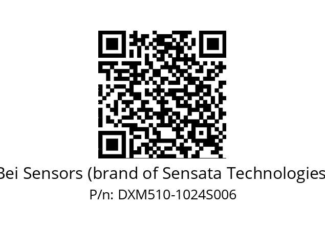  DXM5S10/AA/RG59//01024//TEA100// Bei Sensors (brand of Sensata Technologies) DXM510-1024S006