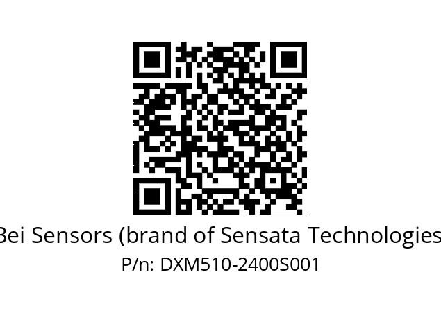  DXM5S10/AA/RG59//02400//TEA020// Bei Sensors (brand of Sensata Technologies) DXM510-2400S001