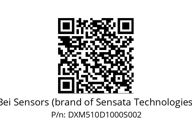  DXM5S10/AA/RG59//10000//TEA150// Bei Sensors (brand of Sensata Technologies) DXM510D1000S002