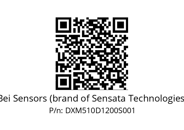  DXM5S10/AA/RG59//12000//TEA300// Bei Sensors (brand of Sensata Technologies) DXM510D1200S001