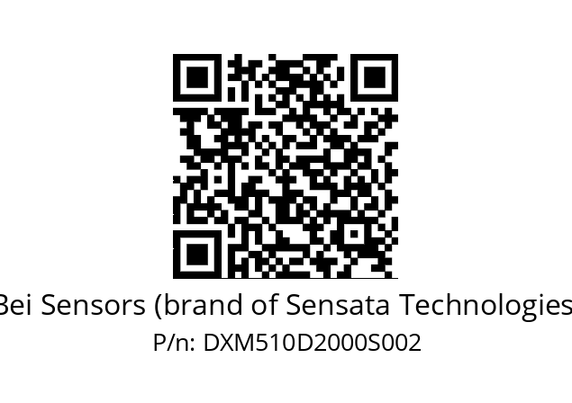  DXM5S10/AA/RG59//20000//TEA200// Bei Sensors (brand of Sensata Technologies) DXM510D2000S002