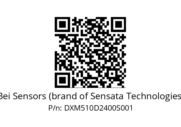  DXM5S10/AA/RG59//24000//TEA150// Bei Sensors (brand of Sensata Technologies) DXM510D2400S001