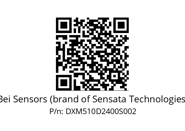  DXM5S10/AA/RG59//24000//TEA300// Bei Sensors (brand of Sensata Technologies) DXM510D2400S002