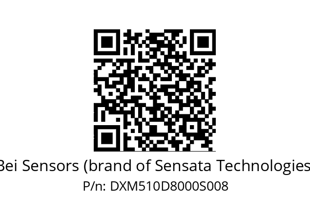  DXM5S10/AA/RG29//80000//00A200//----HR Bei Sensors (brand of Sensata Technologies) DXM510D8000S008