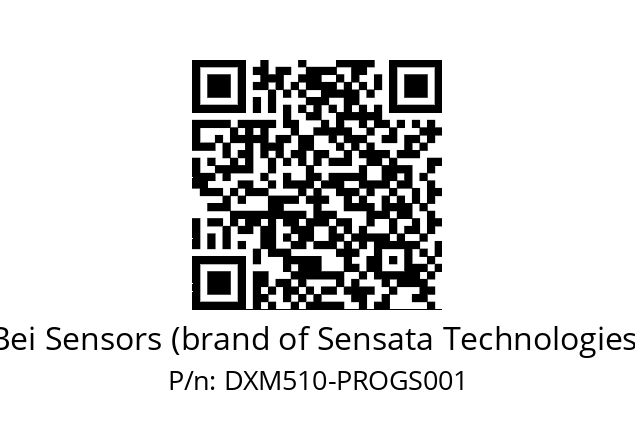  DXM5S10/AA/RGXX//EPROG//TEA020/2C/ Bei Sensors (brand of Sensata Technologies) DXM510-PROGS001