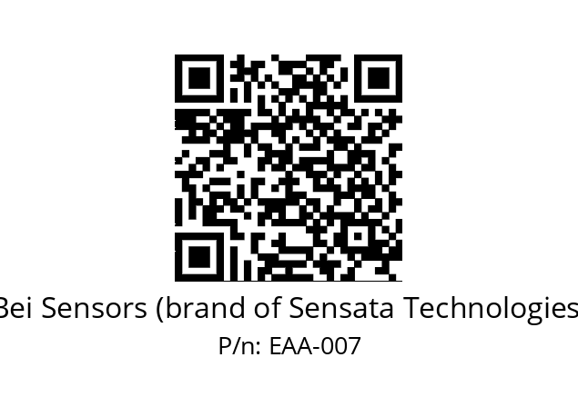  EAA_050//5S5G//13B12D5//S3//SSGP6 Bei Sensors (brand of Sensata Technologies) EAA-007