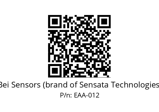  EAA_080//5S5G//13B12D5//S3//SSGP6 Bei Sensors (brand of Sensata Technologies) EAA-012