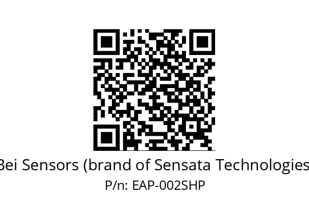   Bei Sensors (brand of Sensata Technologies) EAP-002SHP